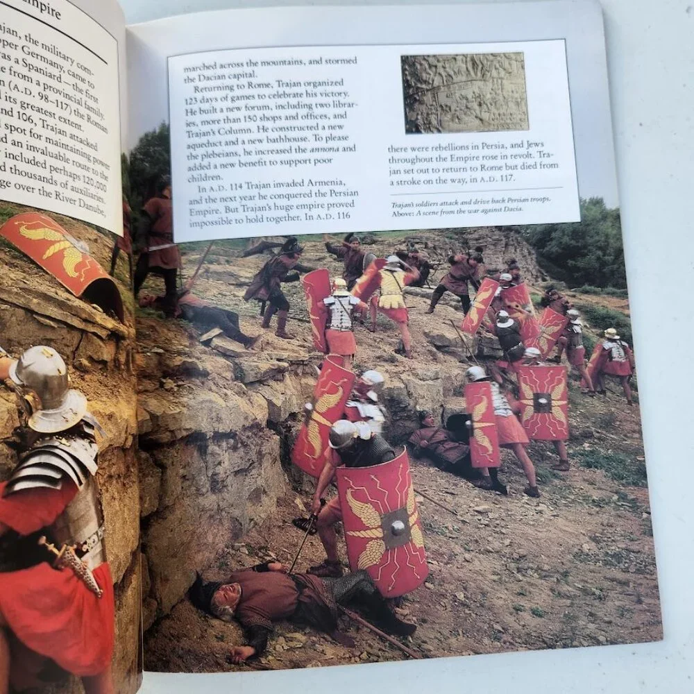 Classical Rome Living History Book Hardcover Social Studies World History Julius